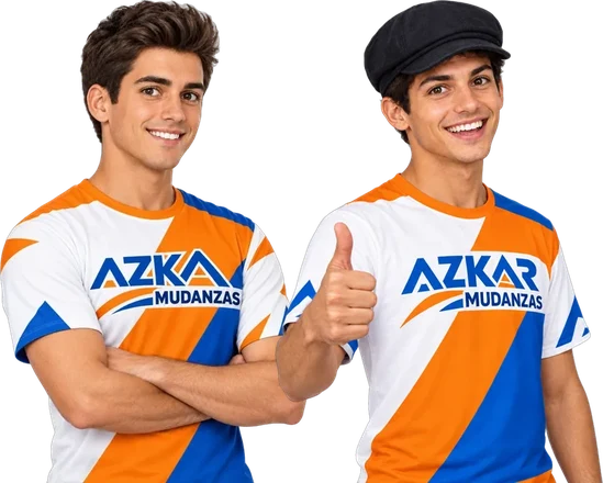 Los operarios de Azkar Mudanzas