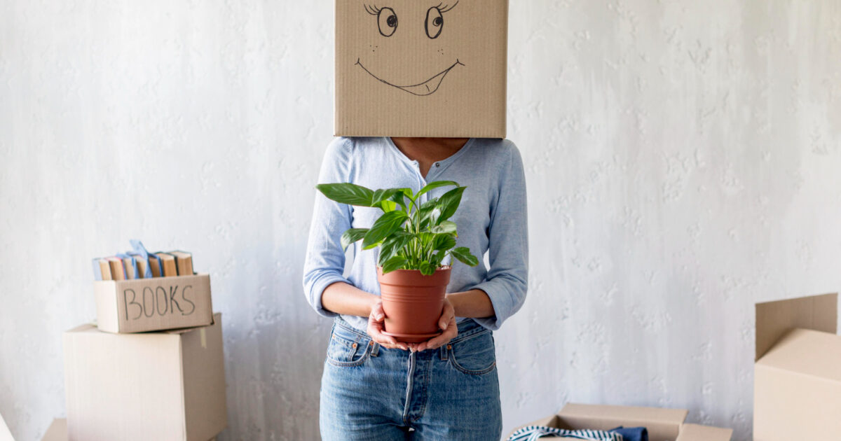 traslado de plantas en una mudanza