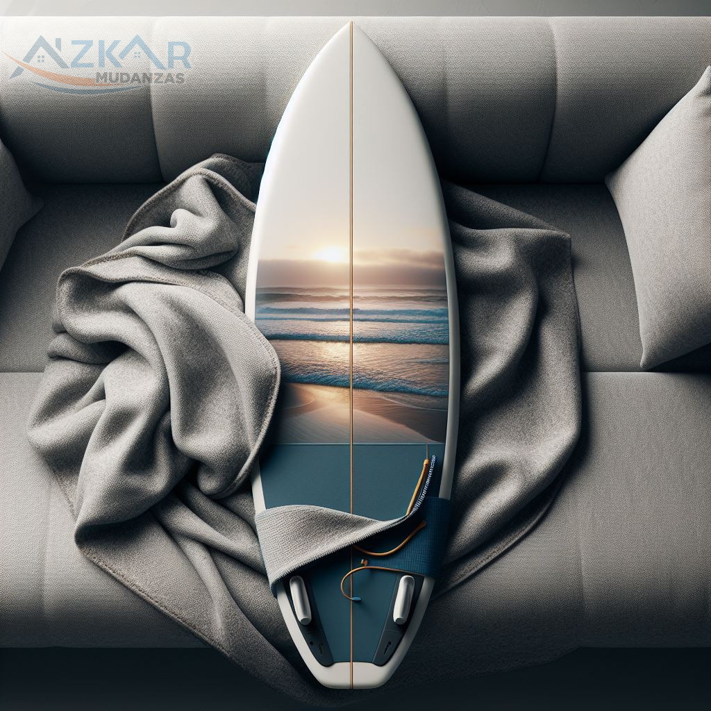 Mudanza con tablas de surf - Azkar Mudanzas